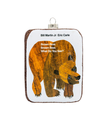 Kat + Annie Brown Bear, Brown Bear, What Do You See? Book Ornament