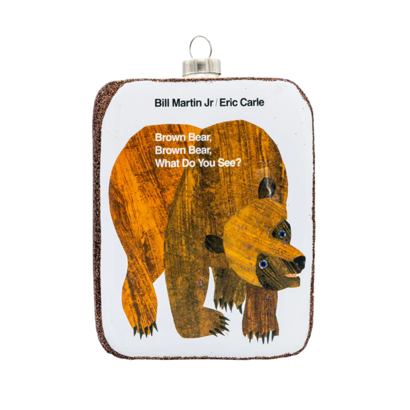 Kat + Annie Brown Bear, Brown Bear, What Do You See? Book Ornament