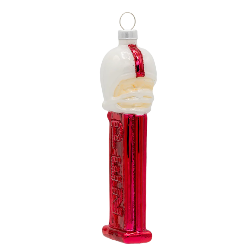 Kat + Annie Red Football Player Pez Dispenser Ornament
