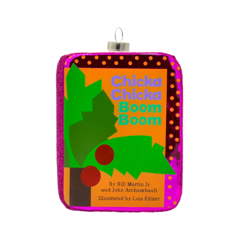 Kat + Annie Chicka Chicka Boom Boom Book Ornament