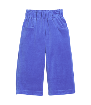 Bisby Bisby Regent's Blue Cropped Palazzo Pants