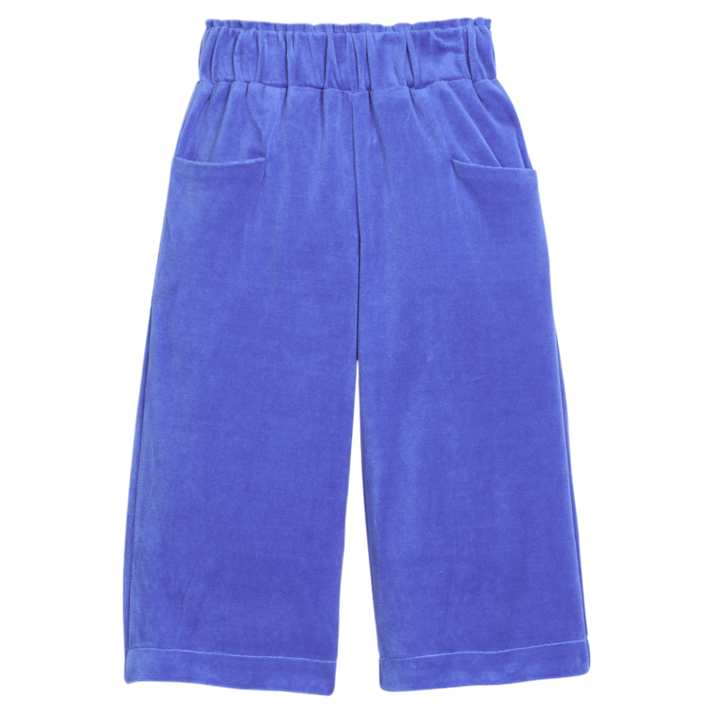 Bisby Bisby Regent's Blue Cropped Palazzo Pants