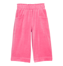 Bisby Bisby Tulip Velour Cropped Palazzo Pants