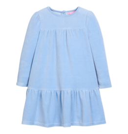 Bisby Bisby Periwinkle Velour Lisle Dress