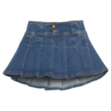 Bisby Bisby Denim Pleated Mini Skirt