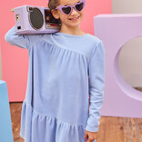 Bisby Bisby Periwinkle Velour Lisle Dress