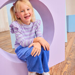 Bisby Bisby Regent's Blue Cropped Palazzo Pants