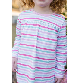 James & Lottie James & Lottie Stripe Isla High Yoke Top