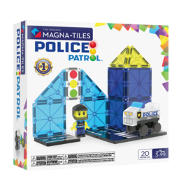 MAGNA-TILES Police Patrol 20-Piece Set