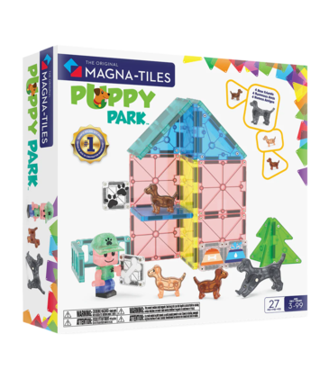 MAGNA-TILES Puppy Park 27-Piece Set