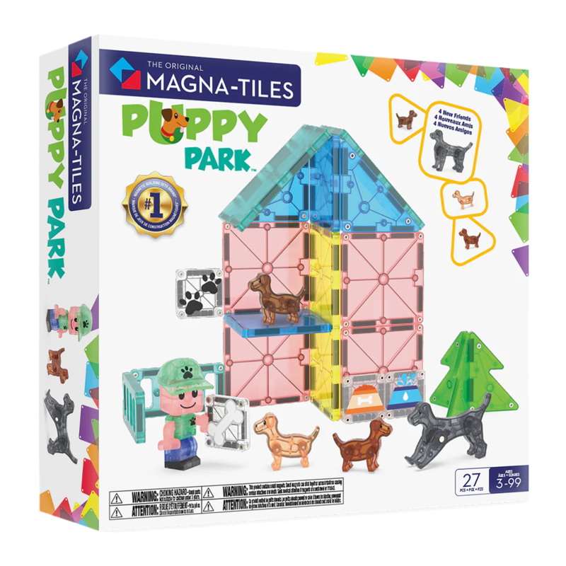 MAGNA-TILES Puppy Park 27-Piece Set
