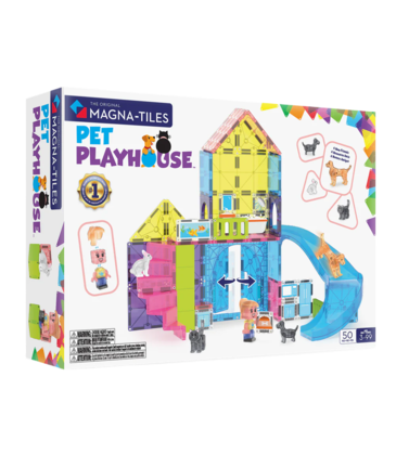 MAGNA-TILES Pet Playhouse 50-Piece Set