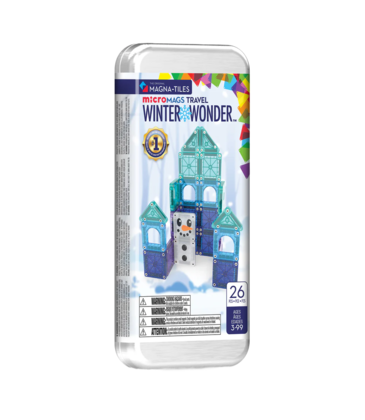 MAGNA-TILES microMAGS Winter Wonder Travel Set