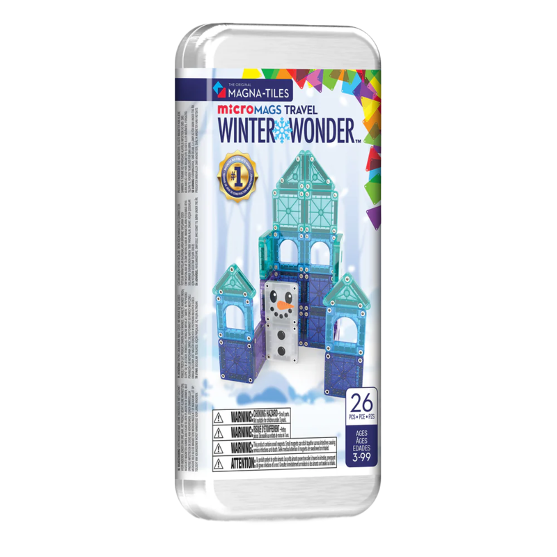 MAGNA-TILES microMAGS Winter Wonder Travel Set