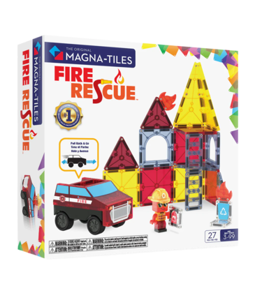 MAGNA-TILES Fire Rescue 27-Piece Set