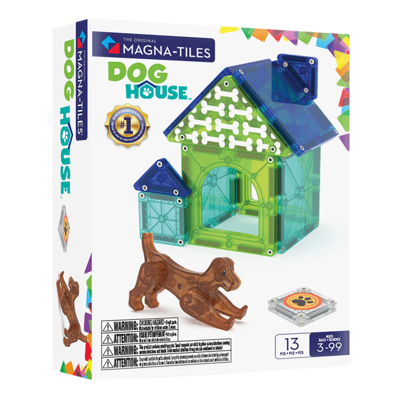 MAGNA-TILES Dog House 13-Piece Set