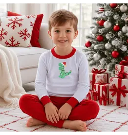 Magnolia Baby Magnolia Baby Merry Rexmas Long Pajamas