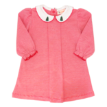 Luigi Luigi Christmas Tree Collared Stripe Dress