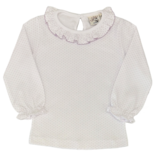 Luigi Luigi Lavender Polka Dot Blouse