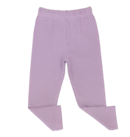 Luigi Luigi Lavender Polka Dot Leggings