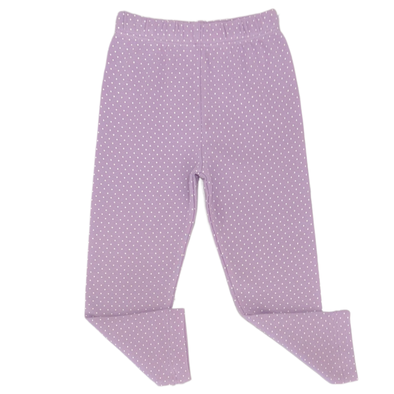 Luigi Luigi Lavender Polka Dot Leggings