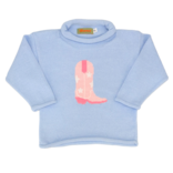 Luigi Luigi Cowgirl Boot Rolled Neck Sweater