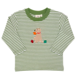 Luigi Luigi Lab w/ Leaves Stripe T-Shirt