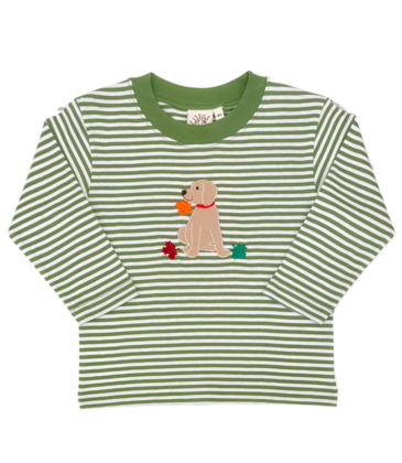 Luigi Luigi Lab w/ Leaves Stripe T-Shirt