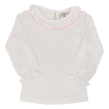 Luigi Luigi Baby Pink Polka Dot Blouse