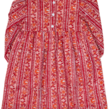 Smockingbird Smockingbird Persimmon Block Print Dress