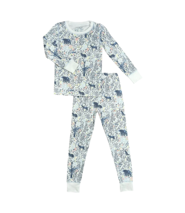 Heyward House Heyward House 2 Piece Pajama Set - Woodland Animals