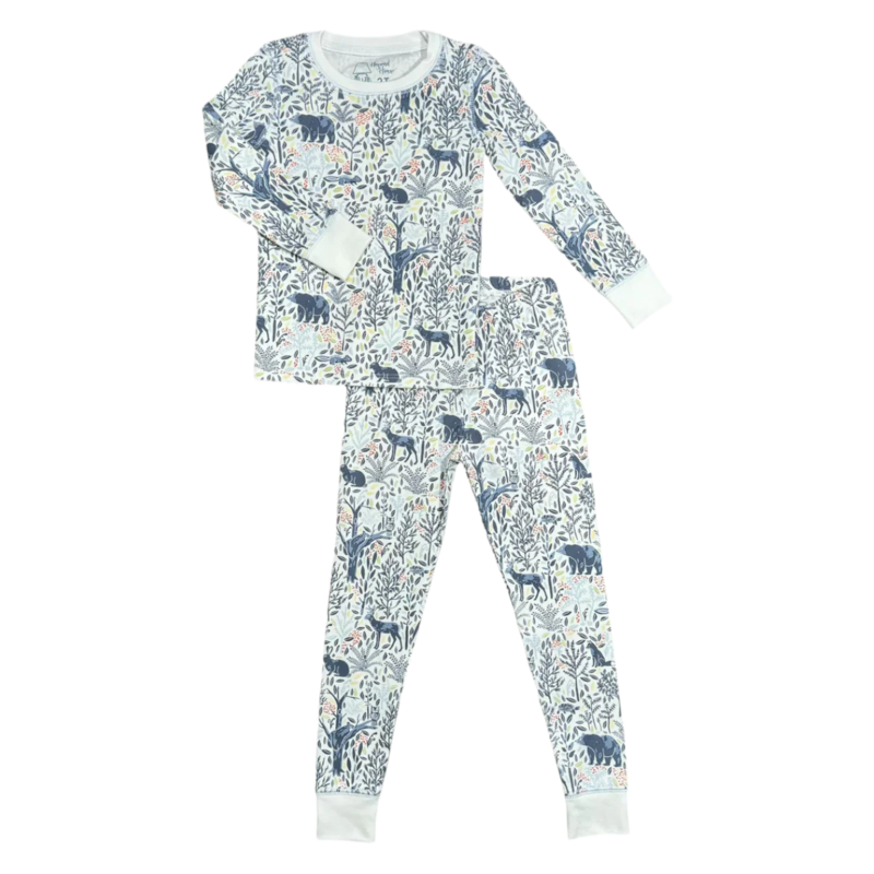 Heyward House Heyward House 2 Piece Pajama Set - Woodland Animals