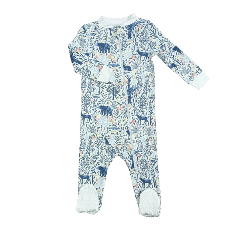 Heyward House Heyward House Footed Pajama - Woodland Animals
