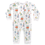 Heyward House Heyward House Long Sleeve Romper - Autumn Animal Club
