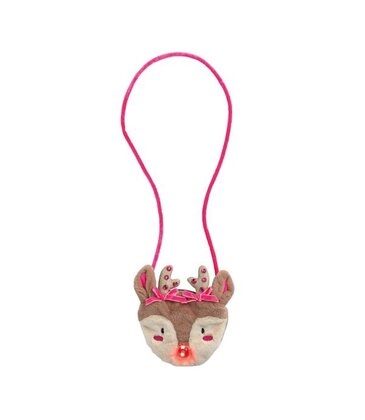 Mud Pie Mud Pie Light-Up Reindeer Purse