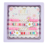 Mud Pie Mud Pie BFF Flower Beaded Bracelets