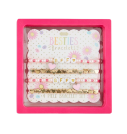 Mud Pie Mud Pie BFF Hearts Beaded Bracelets