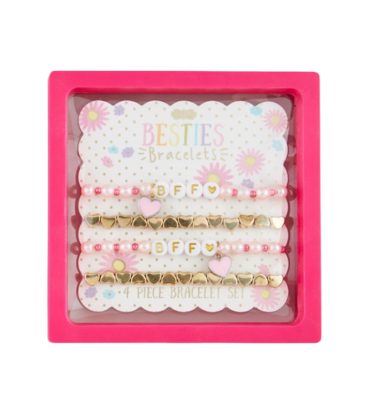 Mud Pie Mud Pie BFF Hearts Beaded Bracelets
