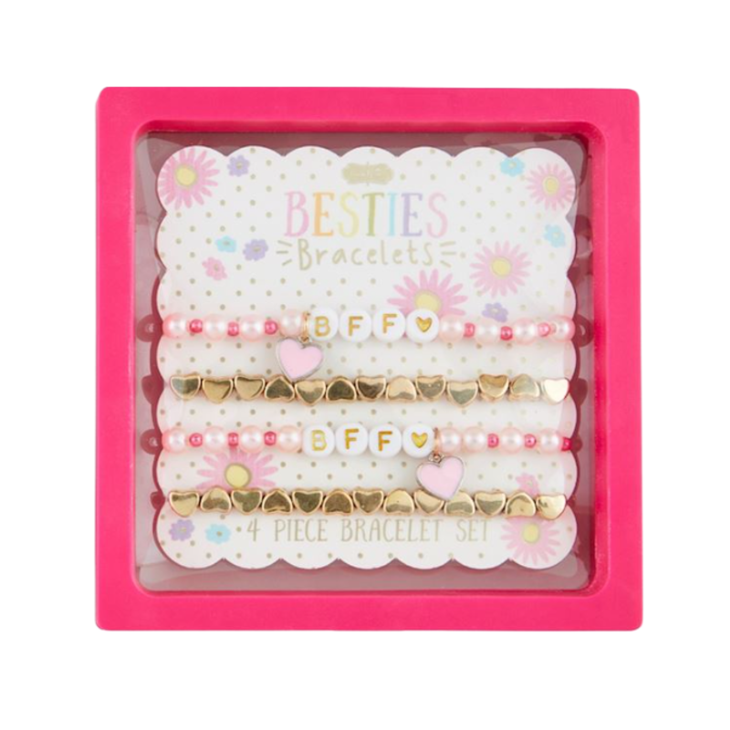 Mud Pie Mud Pie BFF Hearts Beaded Bracelets