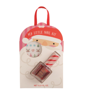 Mud Pie Mud Pie My Little Nail Kit - Santa/Red