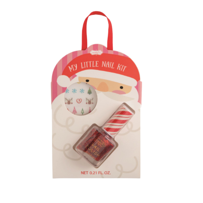 Mud Pie Mud Pie My Little Nail Kit - Santa/Red