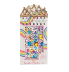Mud Pie Mud Pie Gold Rhinestone Sticker Book & Crown Set