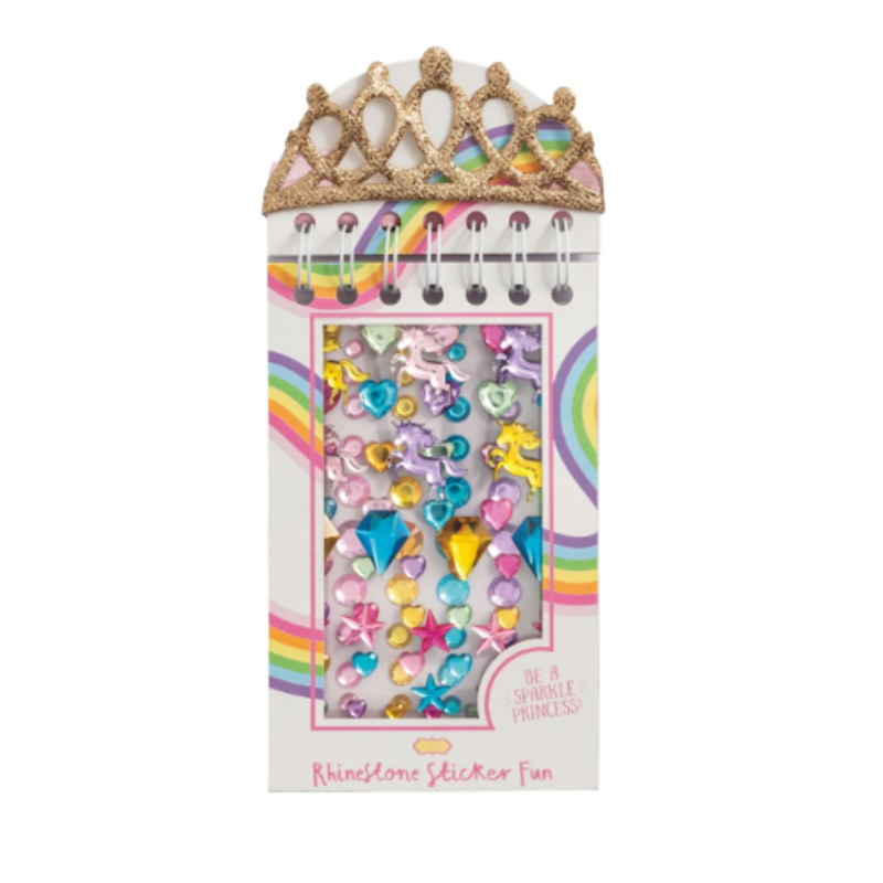 Mud Pie Mud Pie Gold Rhinestone Sticker Book & Crown Set