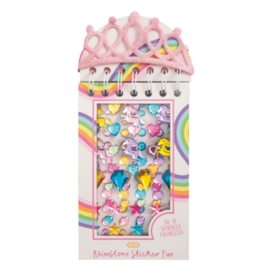 Mud Pie Mud Pie Pink Rhinestone Sticker Book & Crown Set