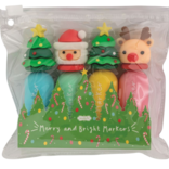 Mud Pie Mud Pie Merry & Bright Marker Set