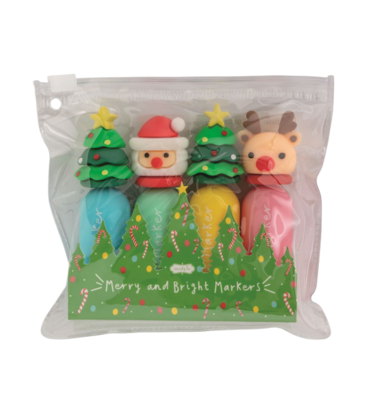 Mud Pie Mud Pie Merry & Bright Marker Set