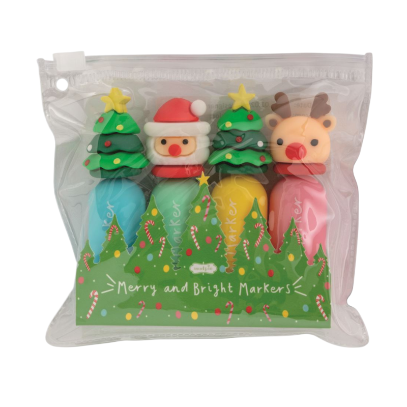 Mud Pie Mud Pie Merry & Bright Marker Set