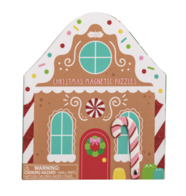 Mud Pie Mud Pie Gingerbread House Magnetic Puzzle Book