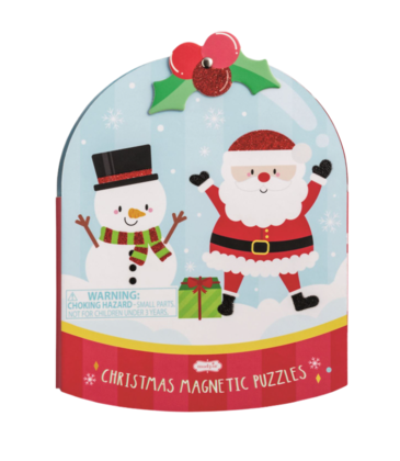 Mud Pie Mud Pie Santa Globe Magnetic Puzzle Book