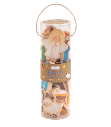 Mud Pie Mud Pie Nativity Wood Toy Set